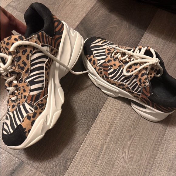 Design Lab Lord & Taylor Shoes - Design lab - Animal Print Sneakers